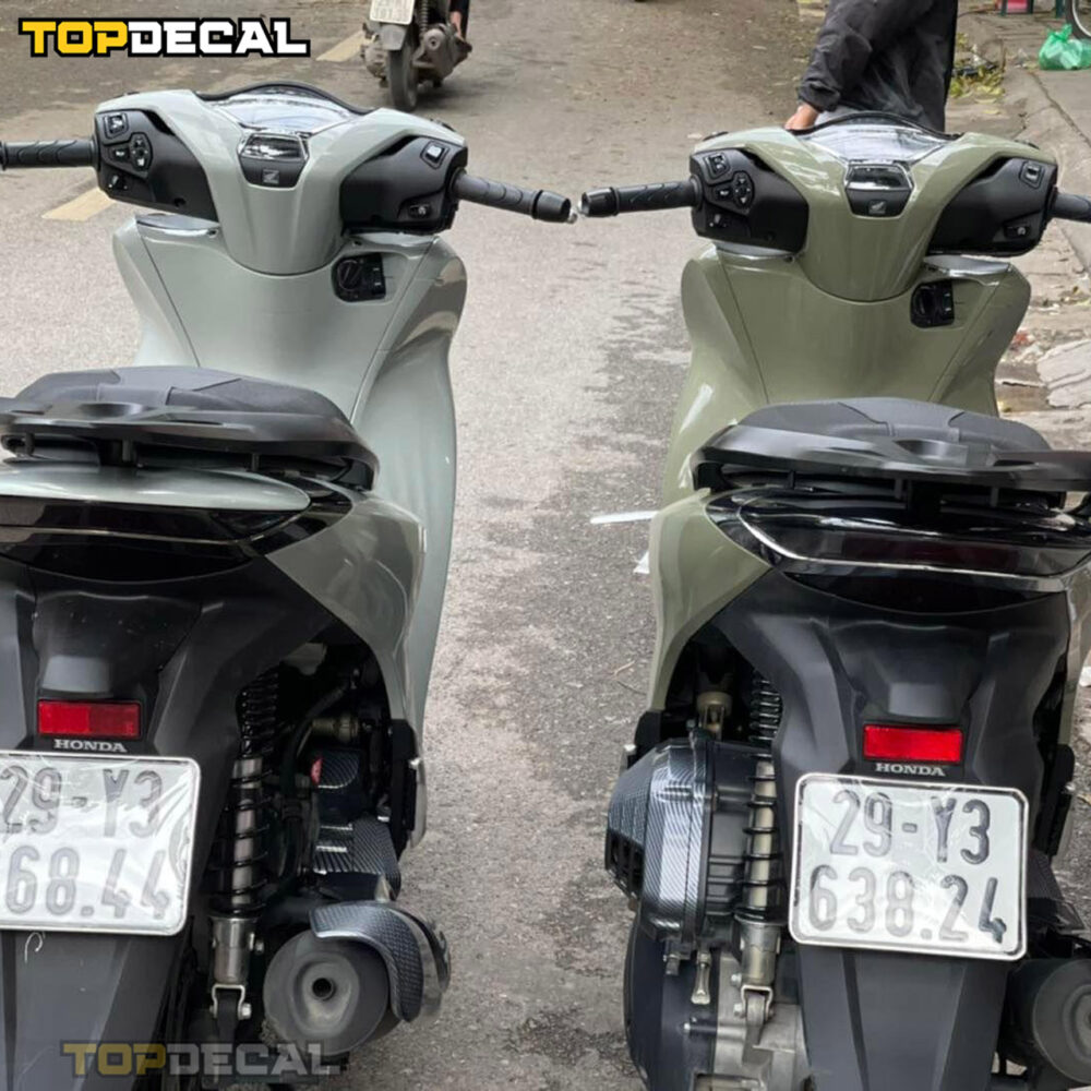 Xe SH 2014 dán màu xám xi măng lịch lãm - Hình ảnh 6