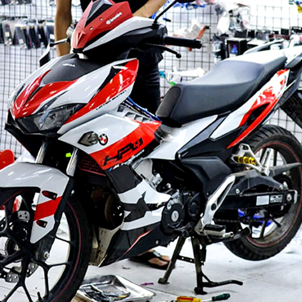mẫu dán xe winner x