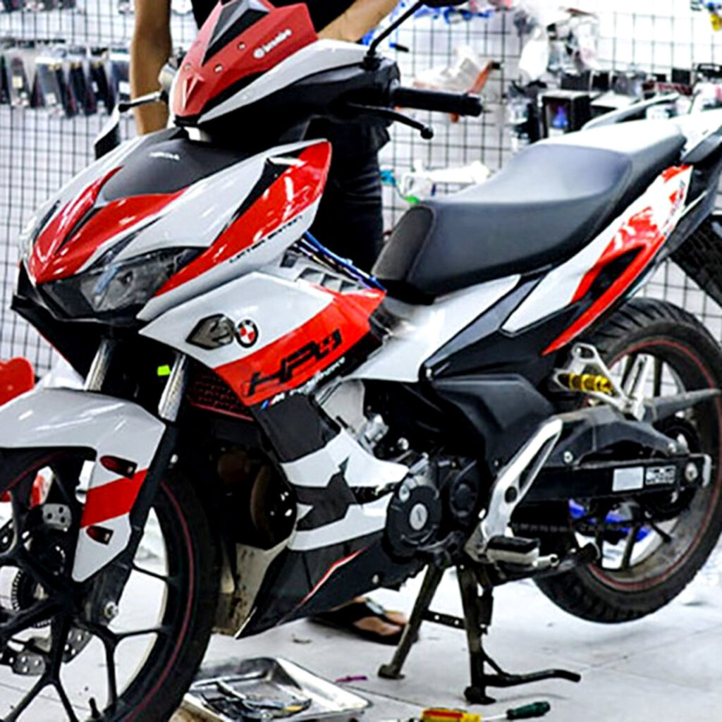 mẫu dán xe winner x