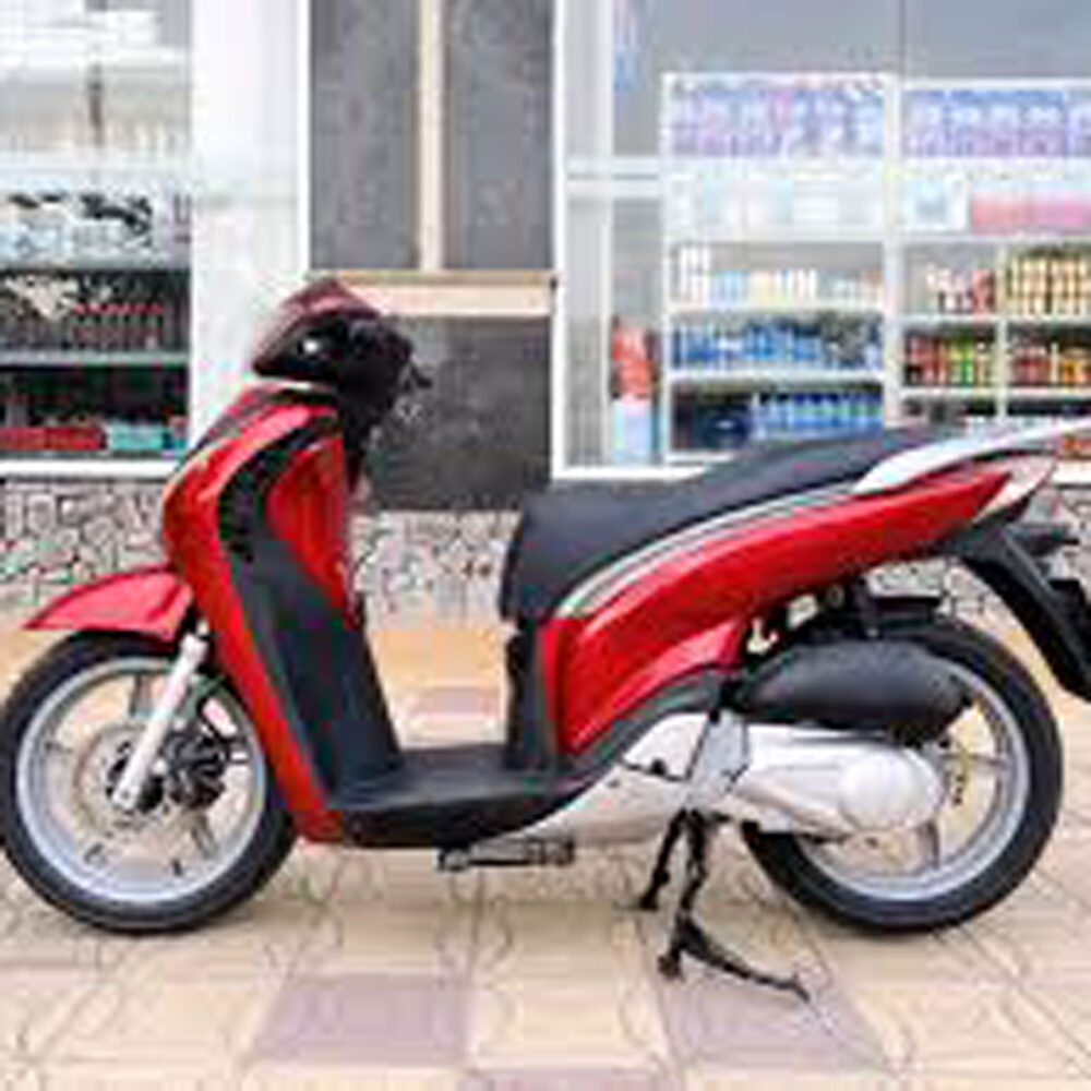 Xe Sh dán Decal màu đỏ lụa Bordeaux - Hình ảnh 5