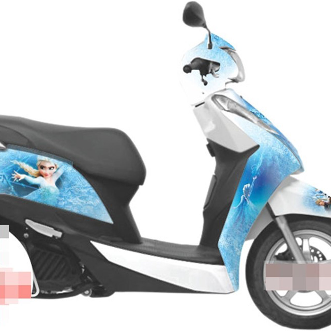 Mẫu decal công chúa Elsa.