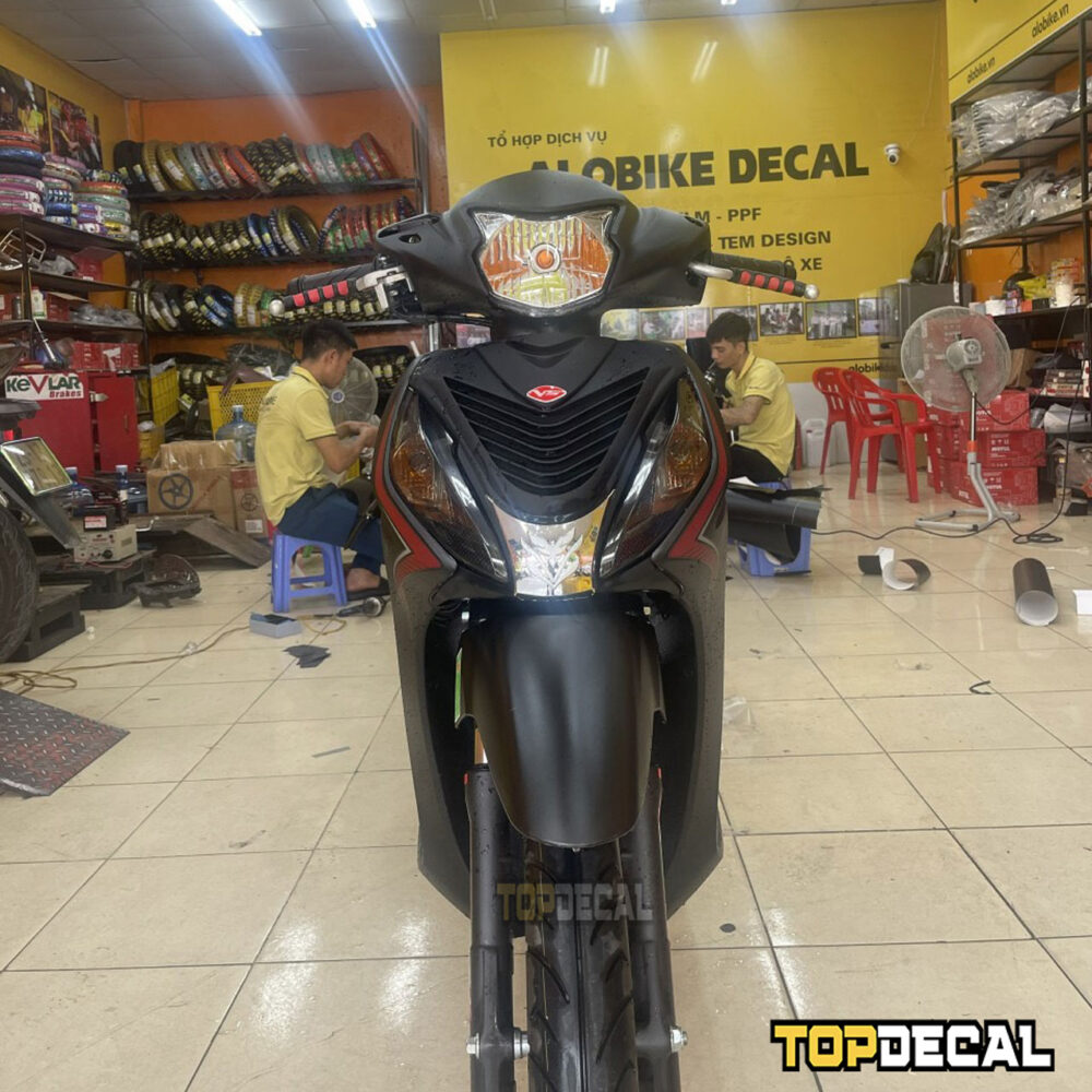dán decal xe Vision đen