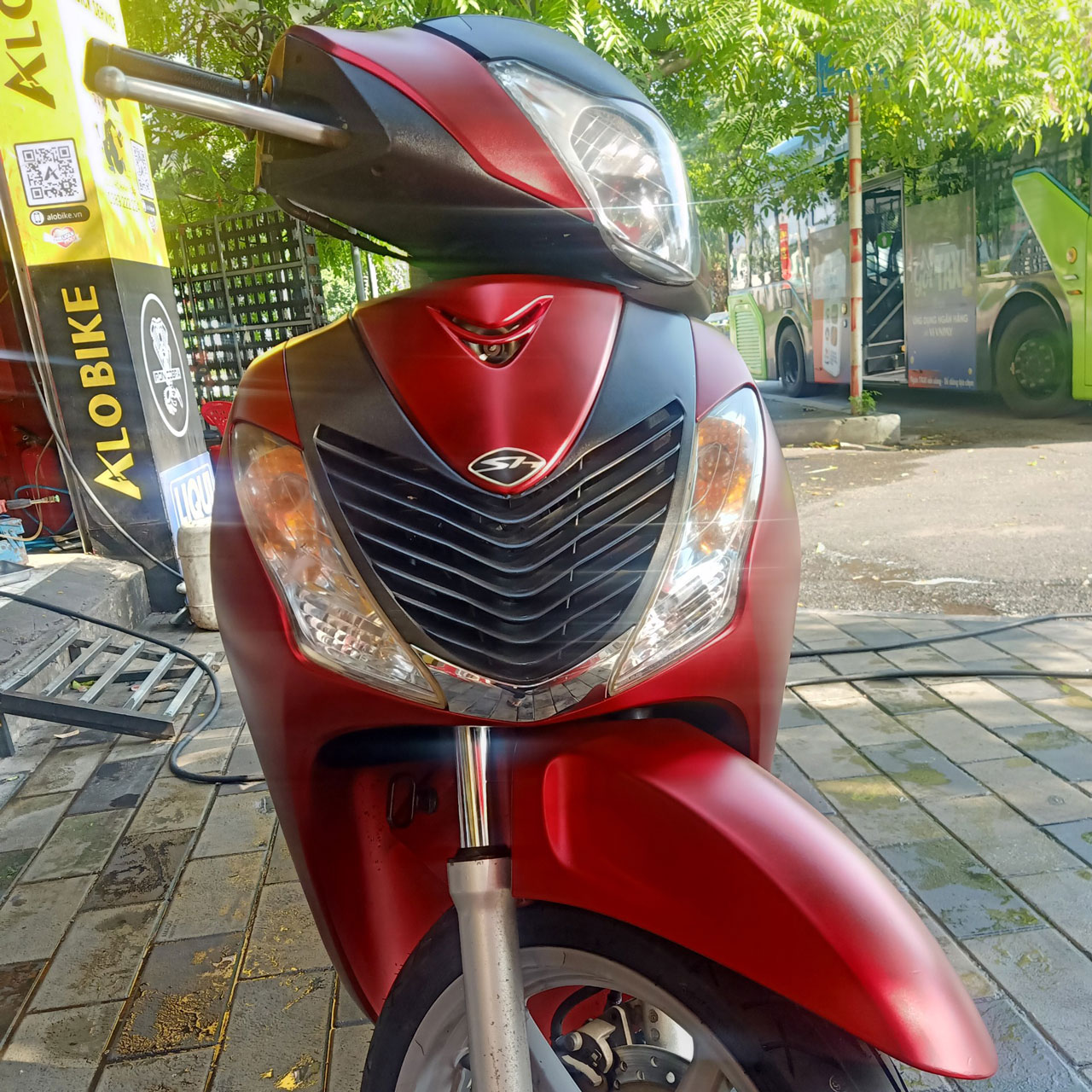 dán decal xe SH