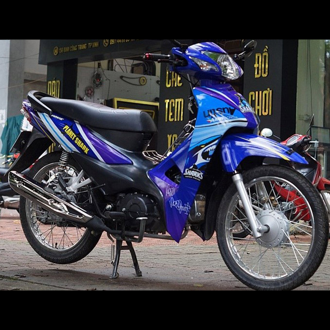 Các mẫu team trùm dán xe wave alpha đẹp