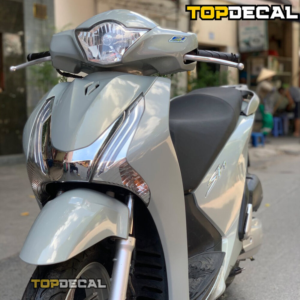 Dán Xe SH 2023 Màu Xám Bóng - Hình ảnh 5