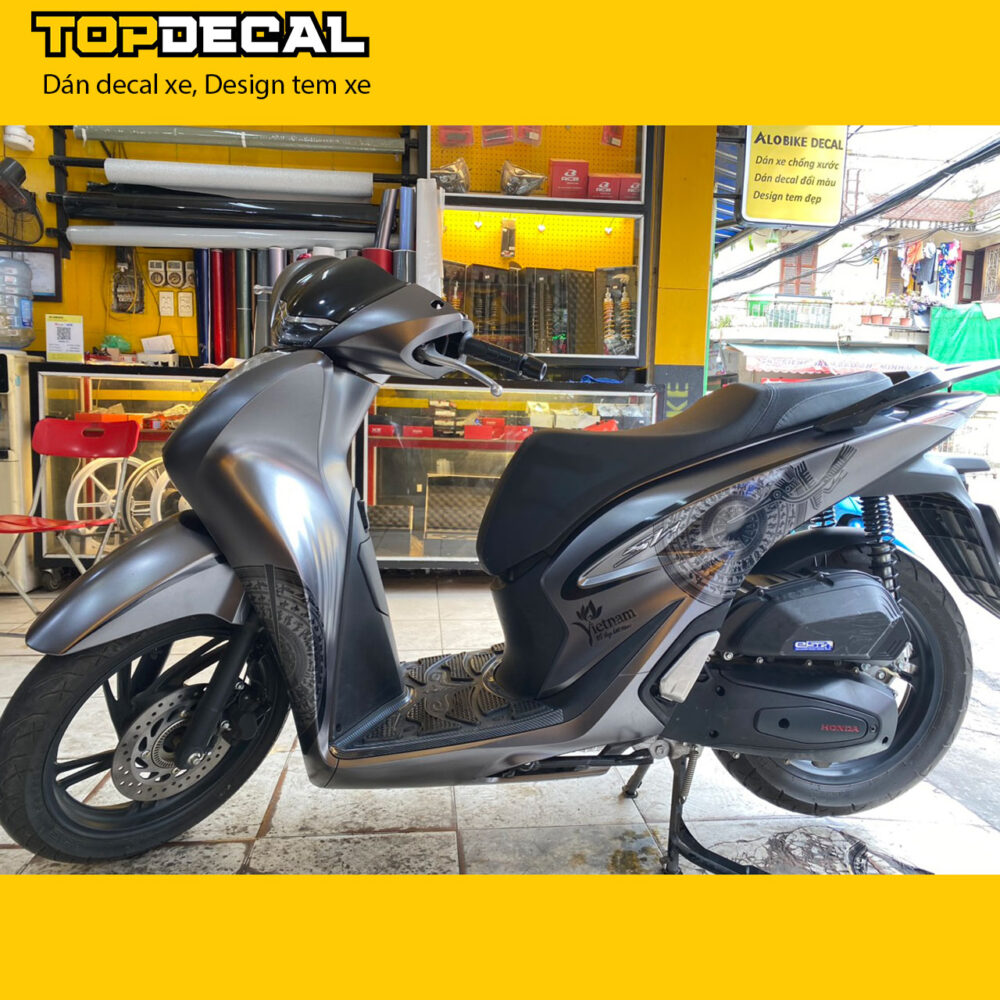 dám decal sh xám trống đồng