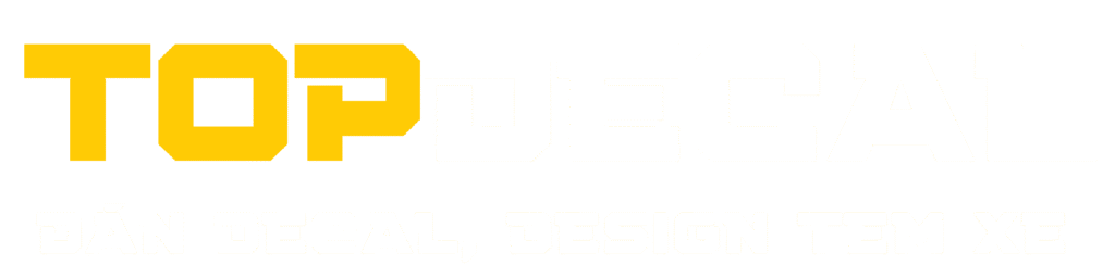 Dán decal xe, design tem xe