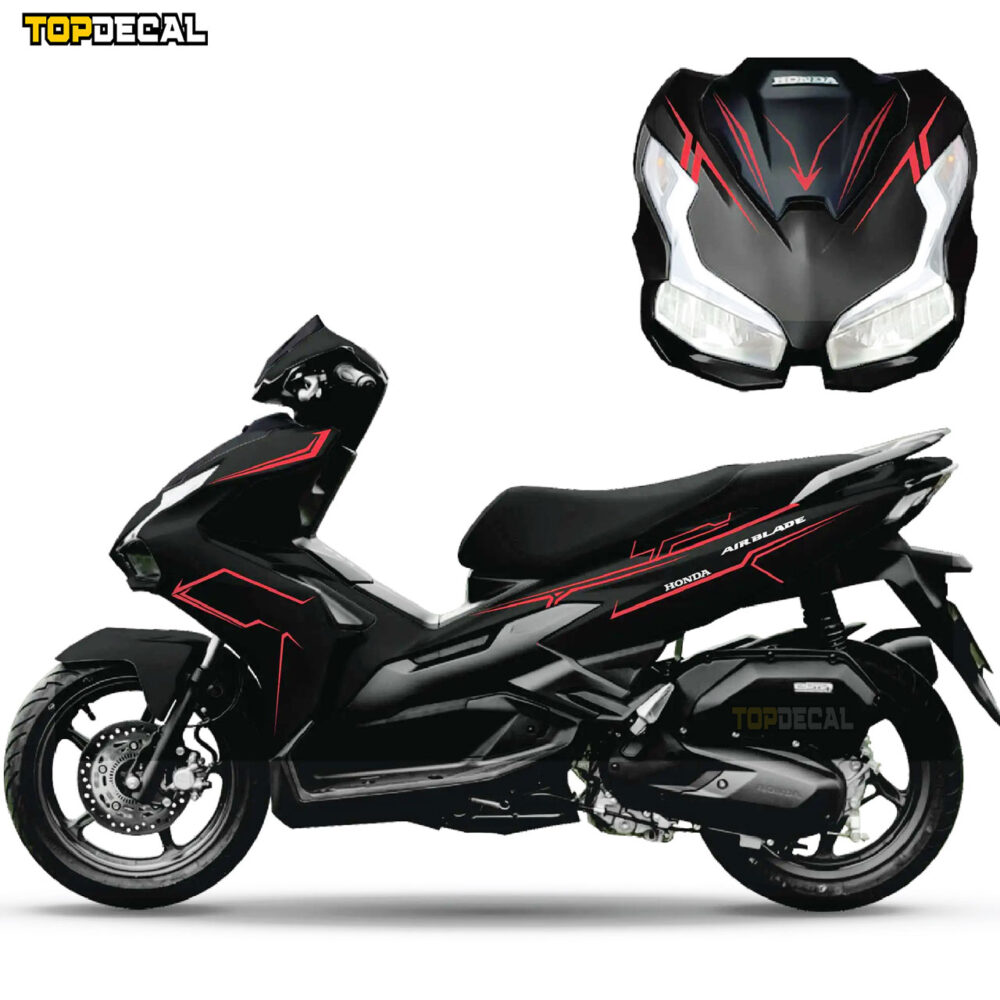 Bộ tem xe Air Blade Tem chỉ cá tính - Hình ảnh 3