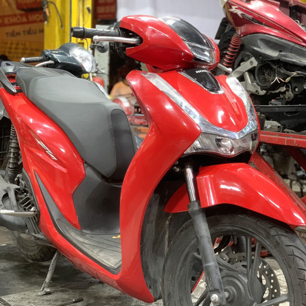 Dán xe Sh màu đỏ cơ rực rỡ - Hình ảnh 2