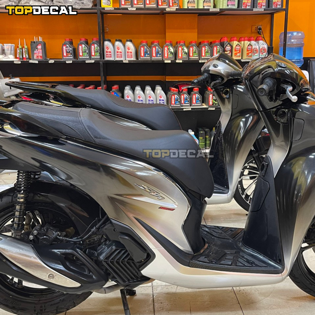 Dán decal xe SH