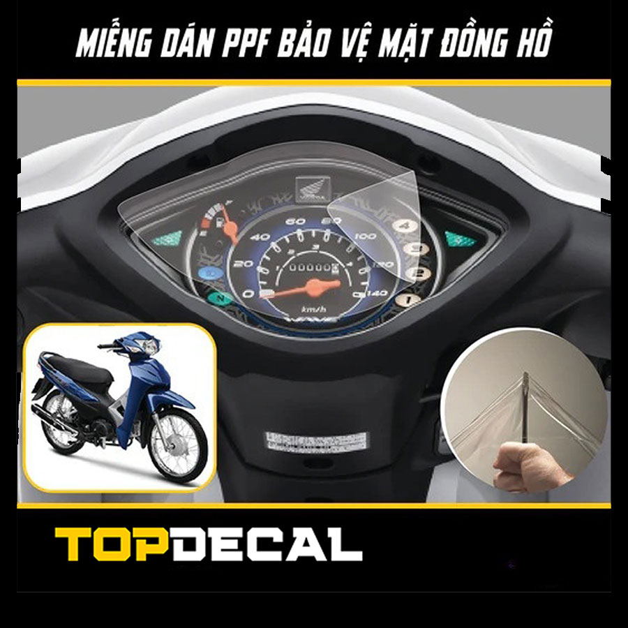 dán ppf mặt đồng hồ wave