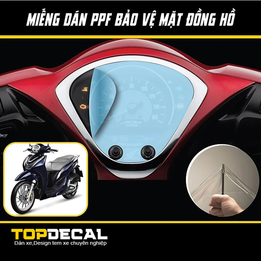 dán ppf mặt đồng hồ sh mode
