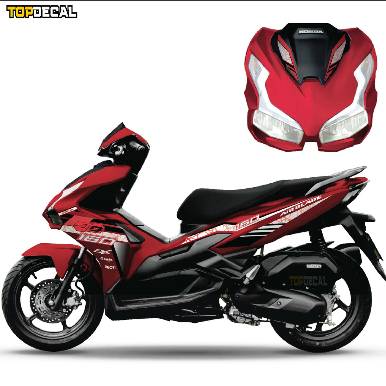dán tem xe Air Blade đẹp 