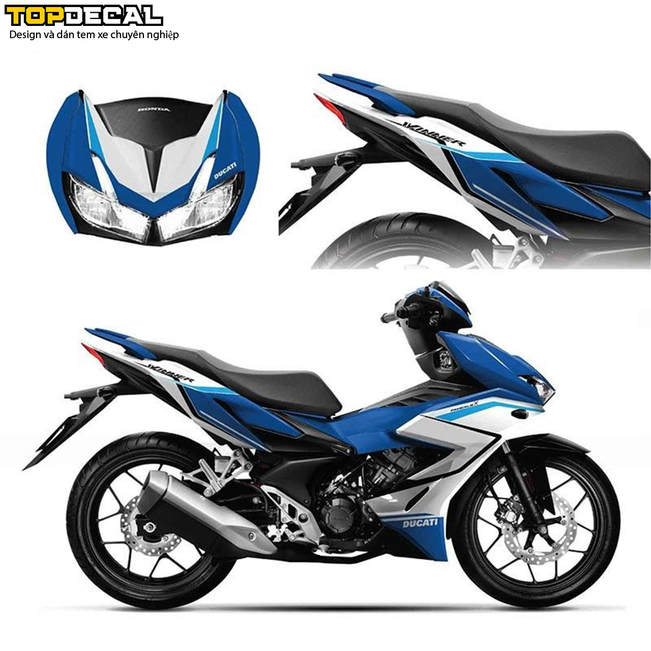 dán tem winner x ducati