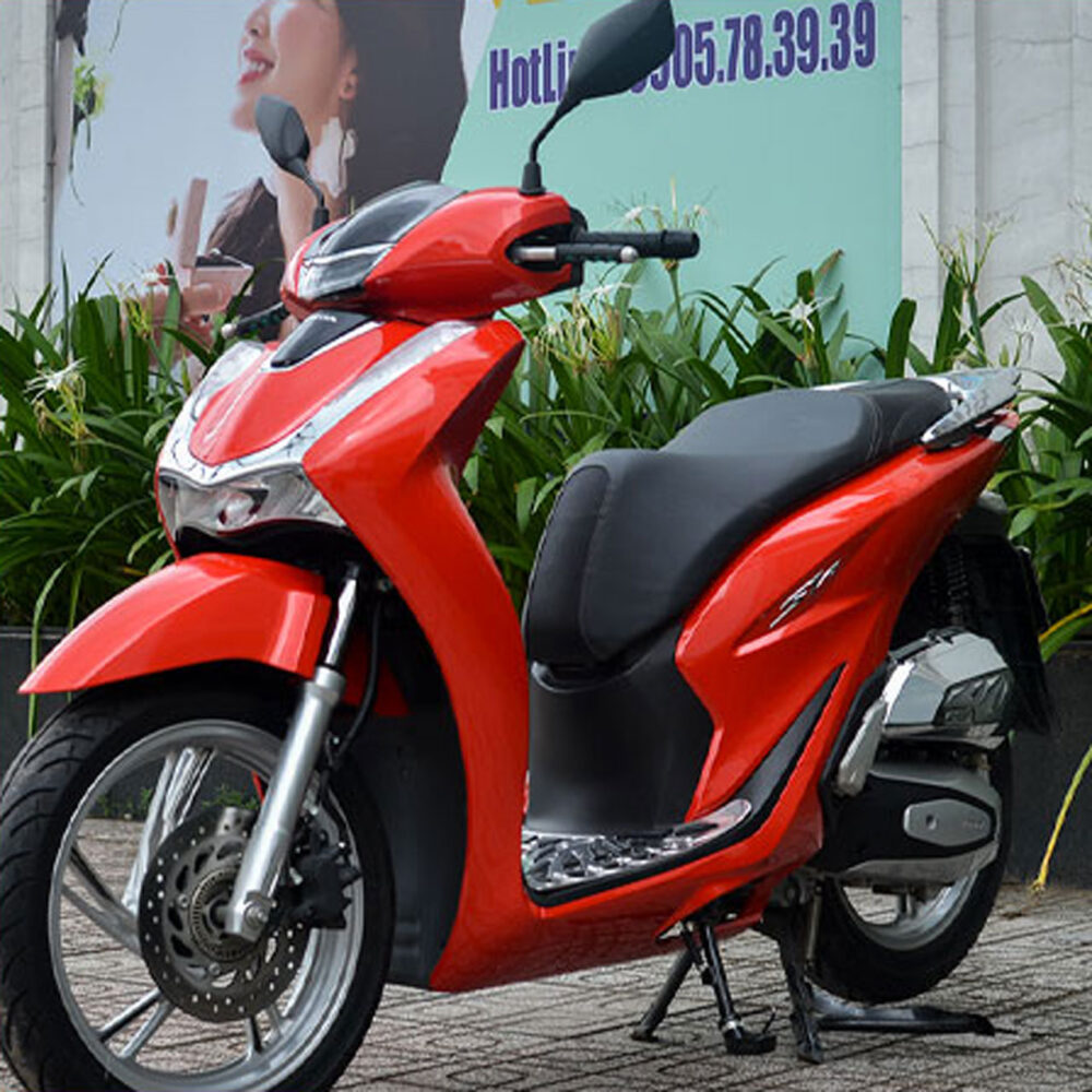 Dán xe Sh màu đỏ cơ rực rỡ - Hình ảnh 5