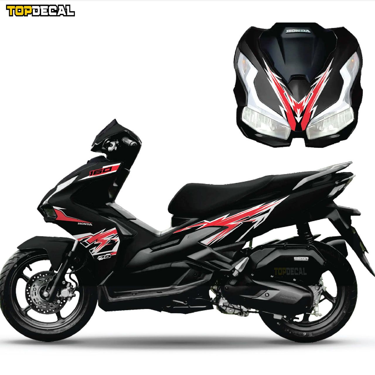 dán tem xe Air Blade hết bao nhiêu 