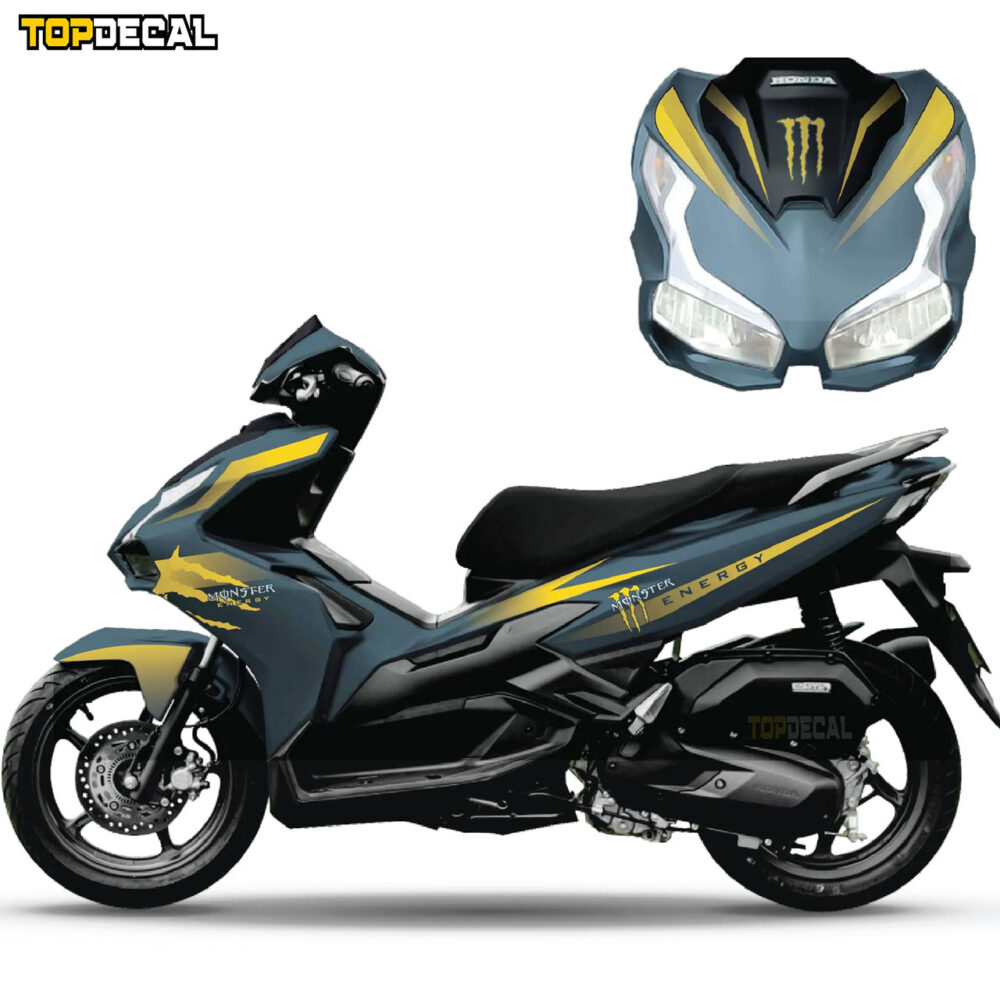 Bộ tem Air Blade Monster Energy - Hình ảnh 3