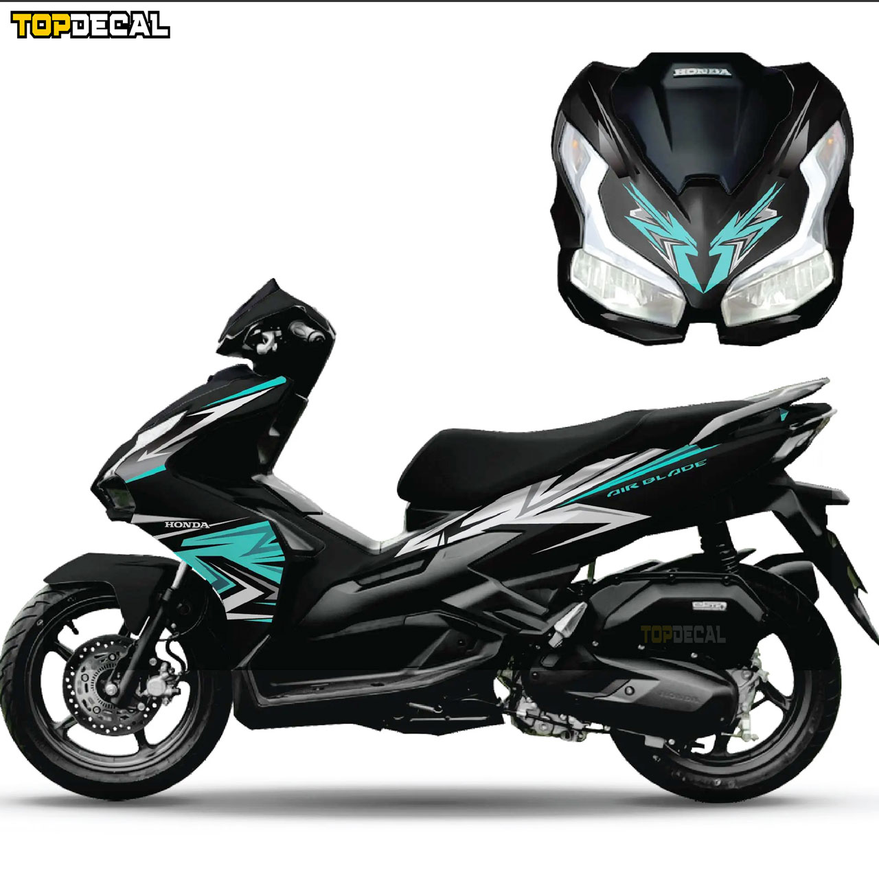 dán tem xe Air Blade cách điệu