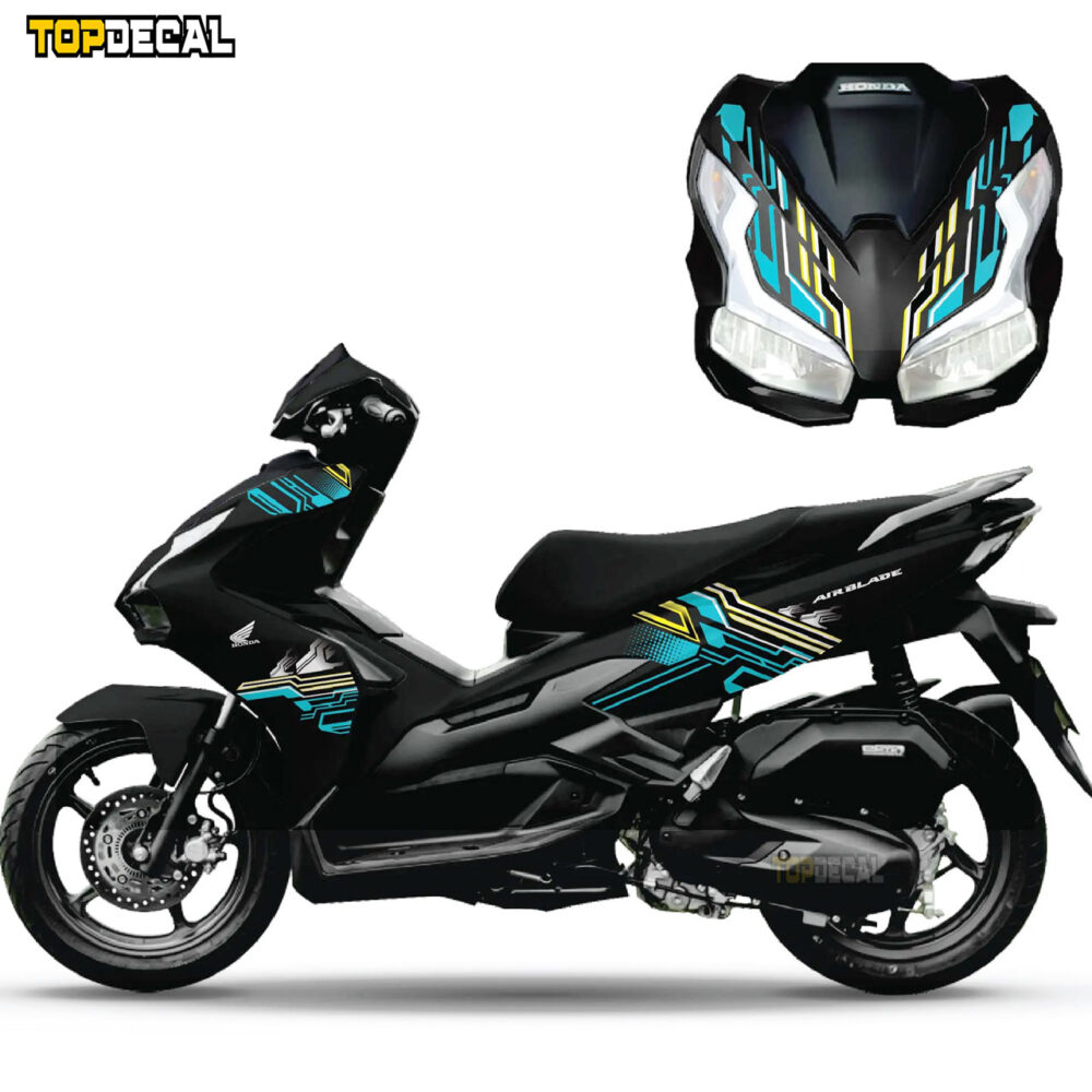 Bộ tem Air Blade hiện đại - Ảnh 4