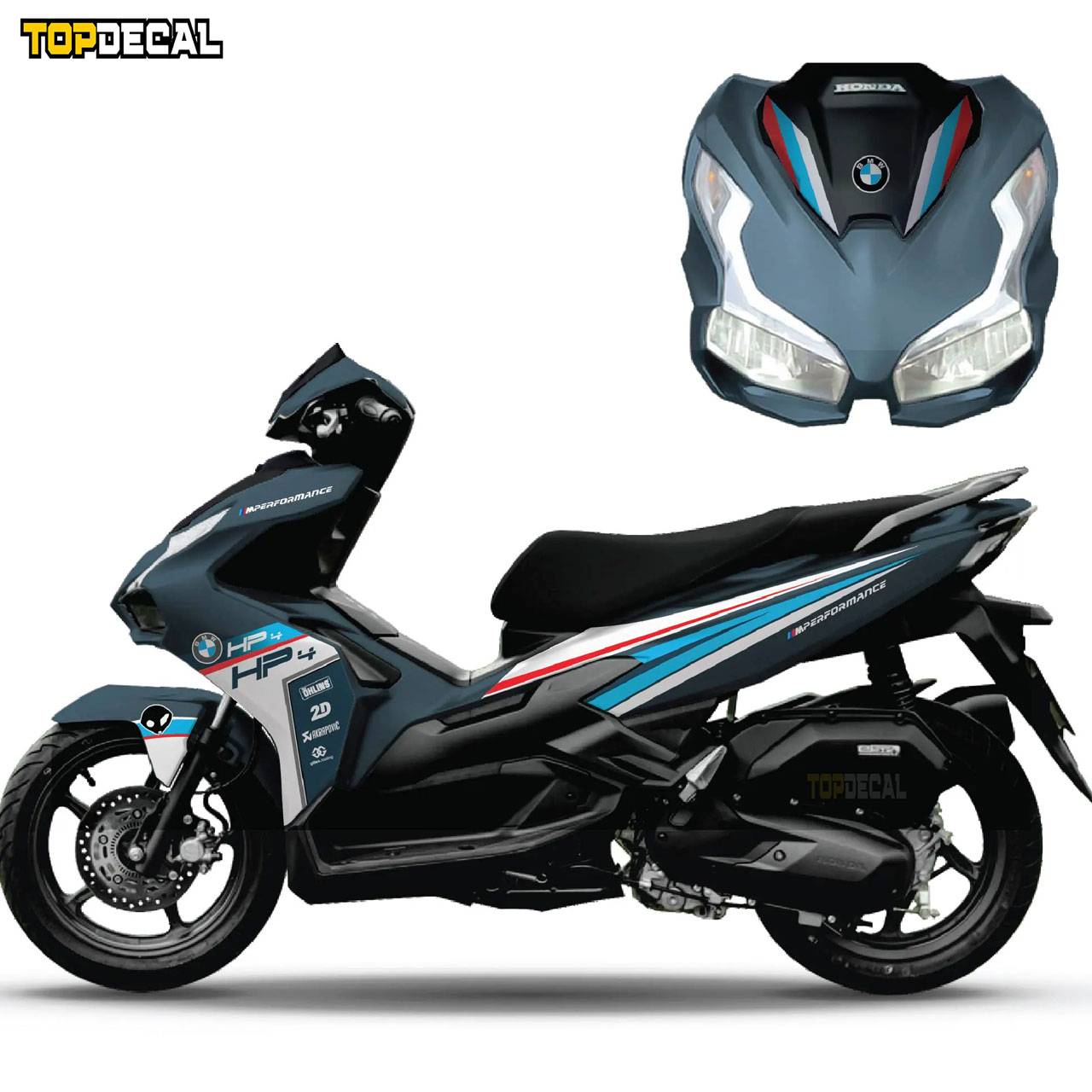 dán tem xe Air Blade đẹp