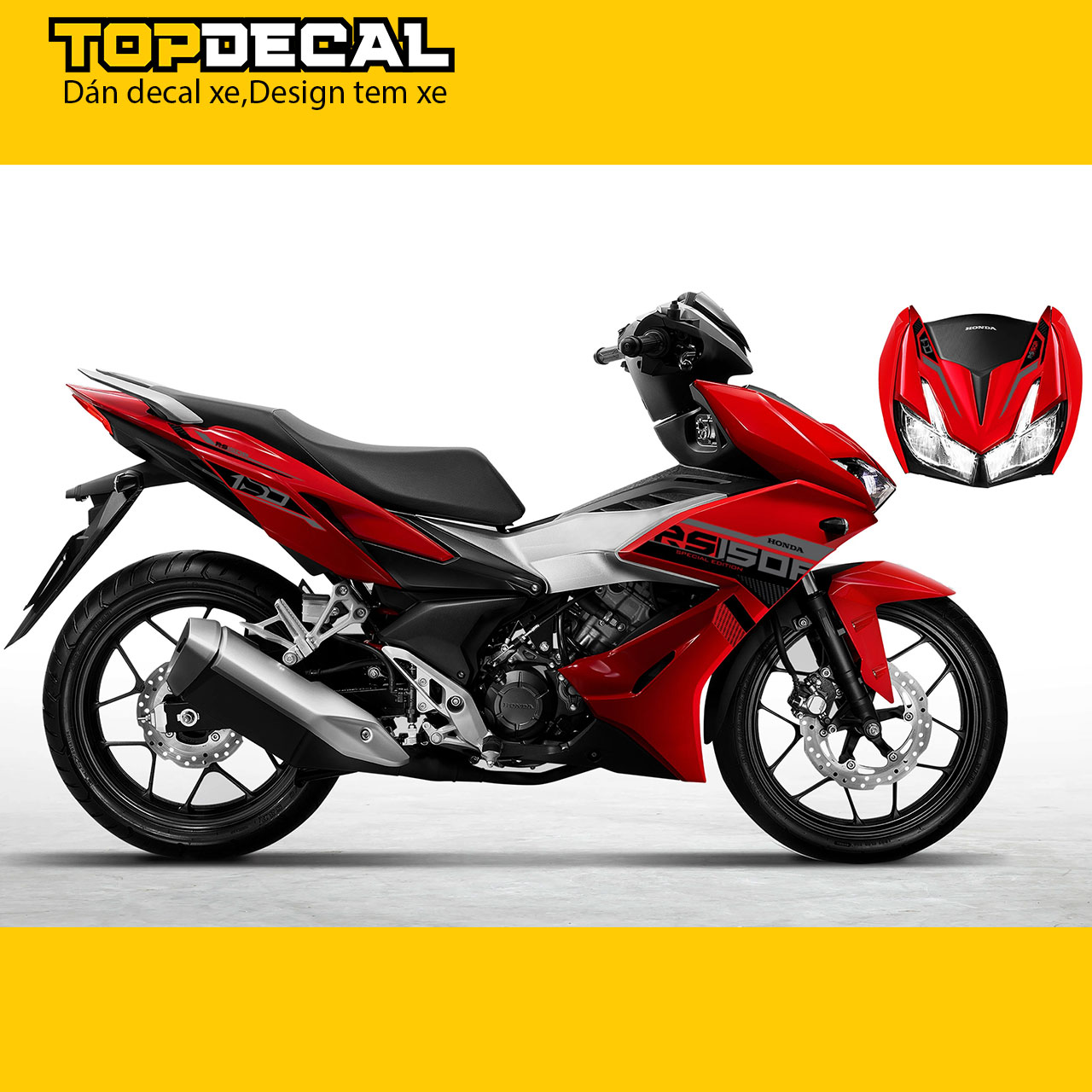 dán decal xe winner x