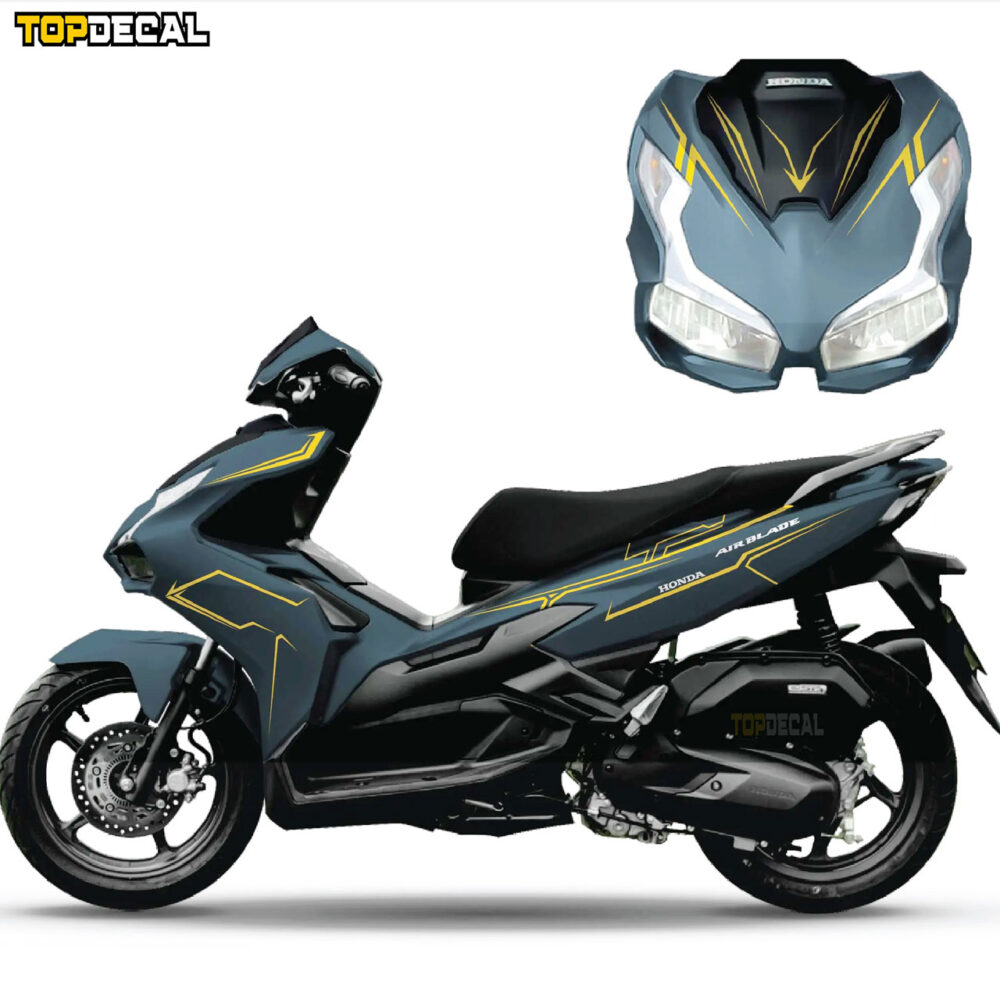 Bộ tem xe Air Blade Tem chỉ cá tính - Hình ảnh 5