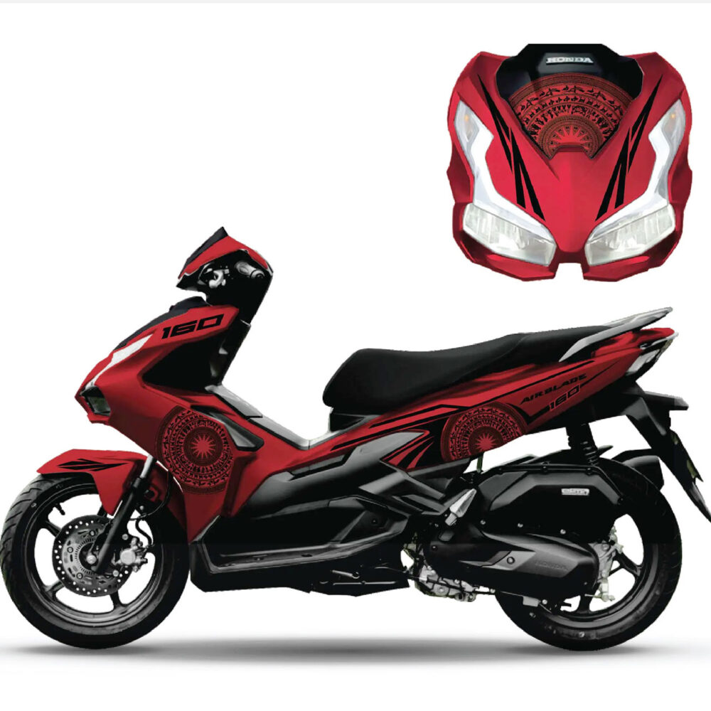 dán tem xe Air Blade trống đồng