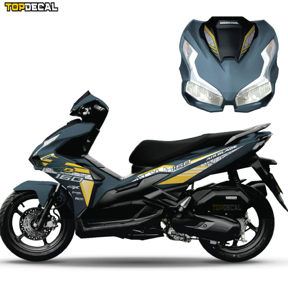 Bộ tem xe Air Blade thiết kế mới lạ - Hình ảnh 4
