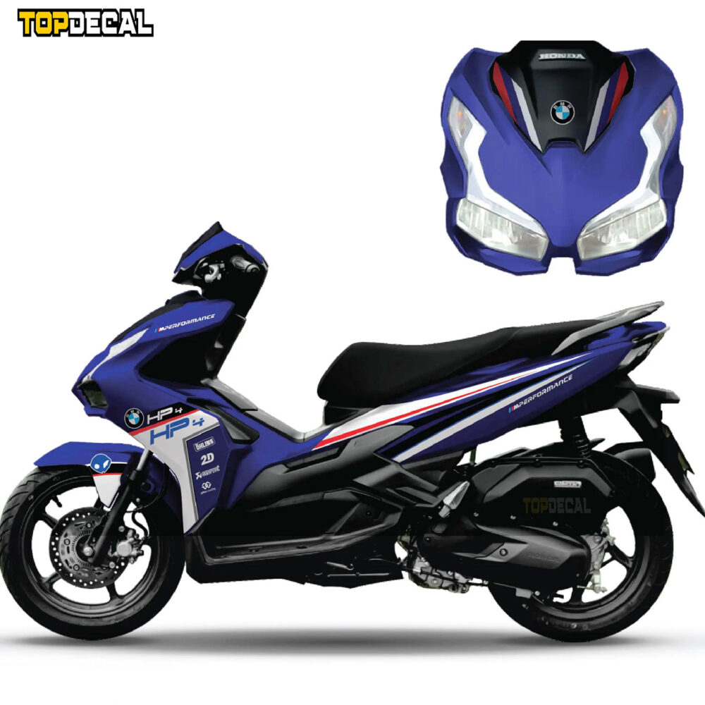 Bộ tem xe Air Blade BMW HP4 - Ảnh 4