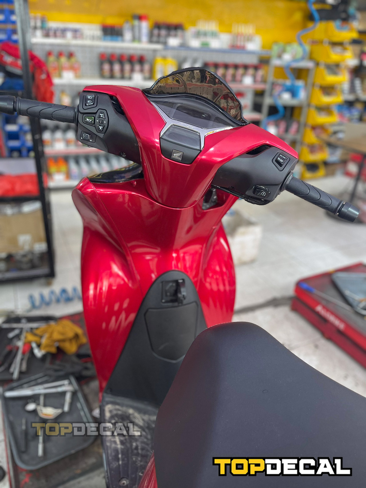 tem xe sh 2020 màu đỏ