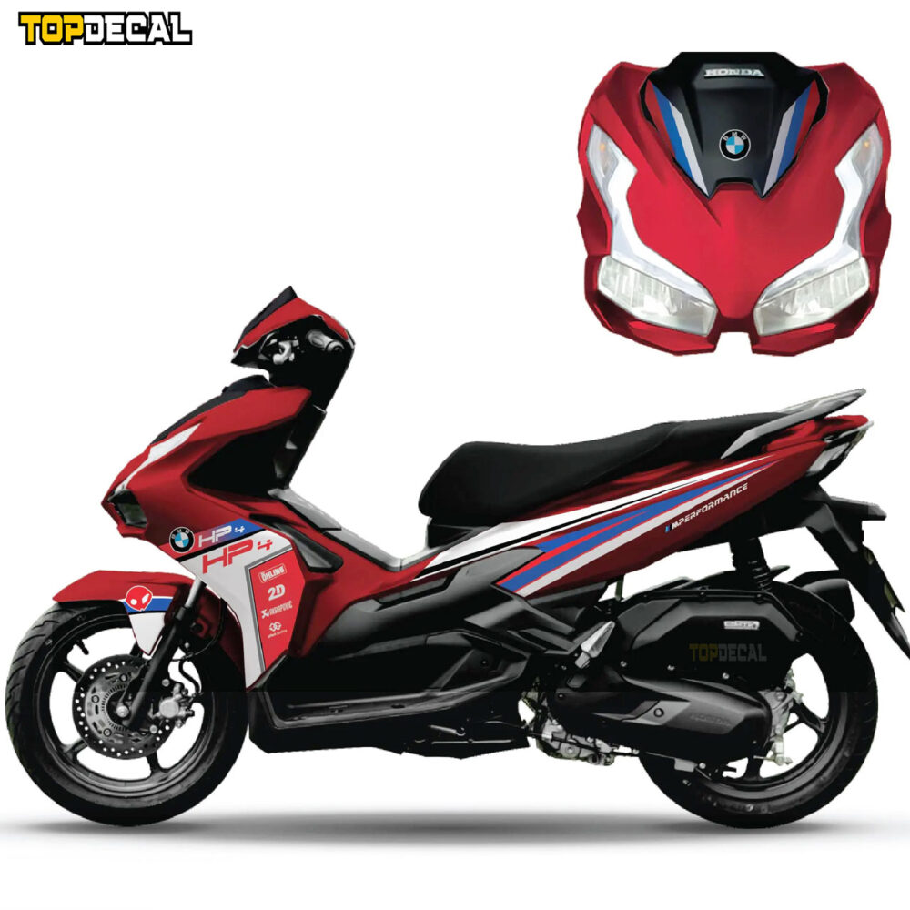 Bộ tem xe Air Blade BMW HP4 - Ảnh 6