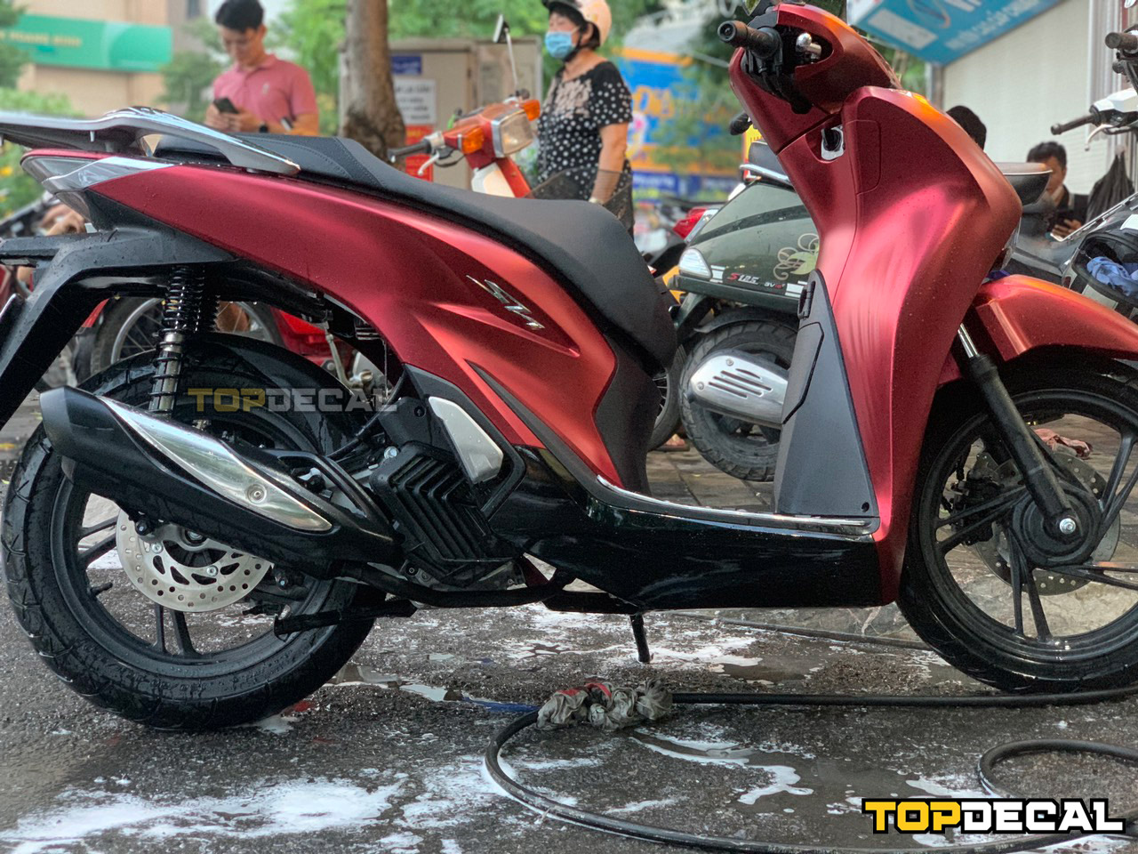 tem xe sh 2020 màu đỏ