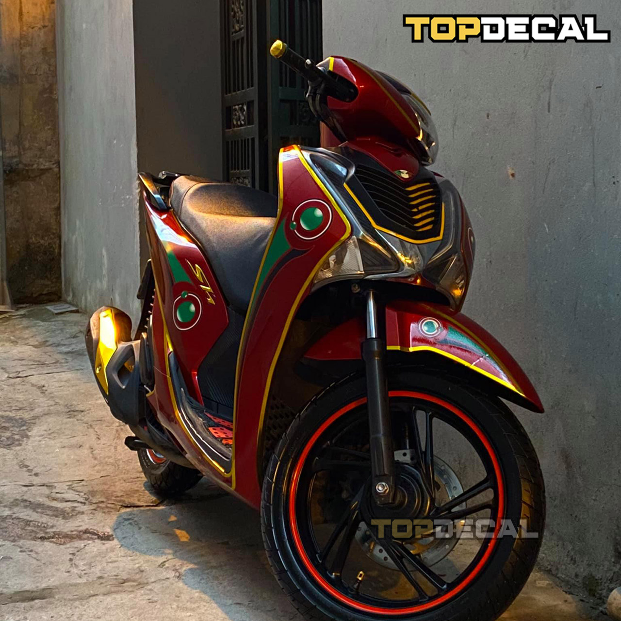 tem xe sh 2020 màu đỏ