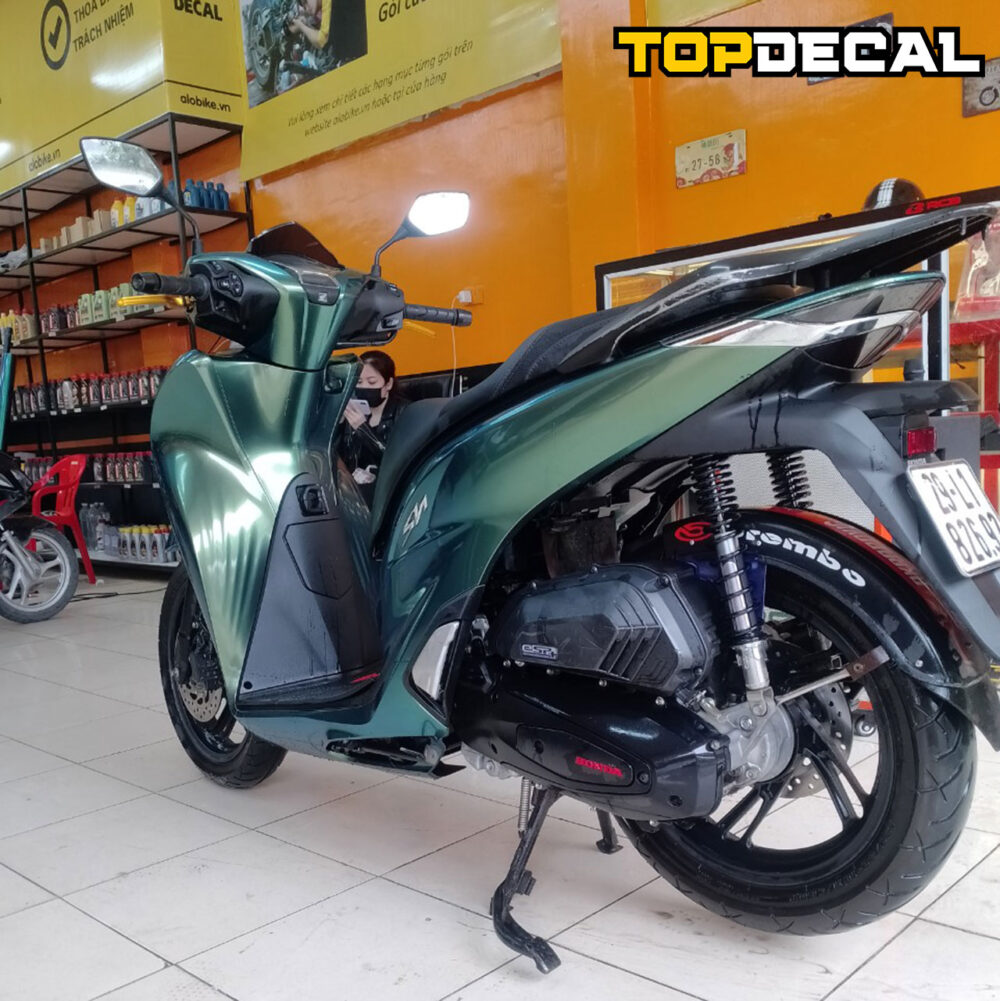 Dán Xe SH 2020 Màu Xanh Lục Chuyển Sắc - Ảnh 2