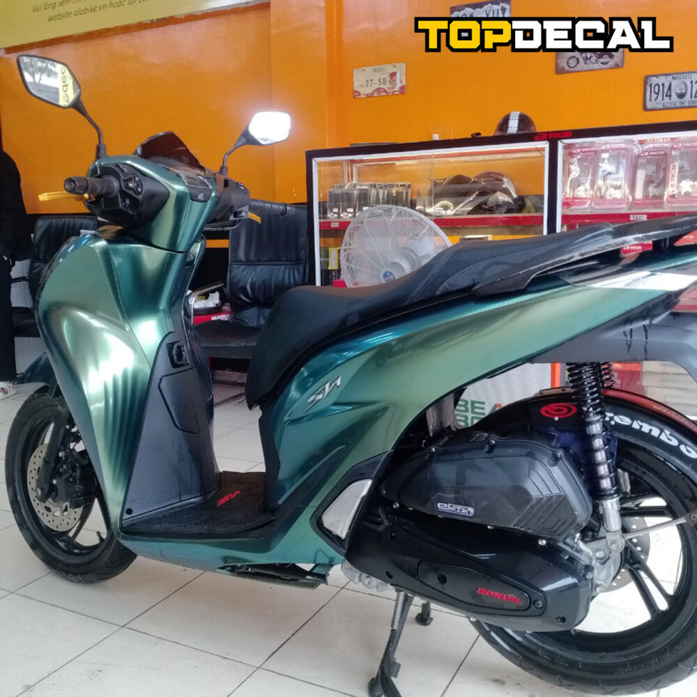 Dán Xe SH 2020 Màu Xanh Lục Chuyển Sắc - Ảnh 3