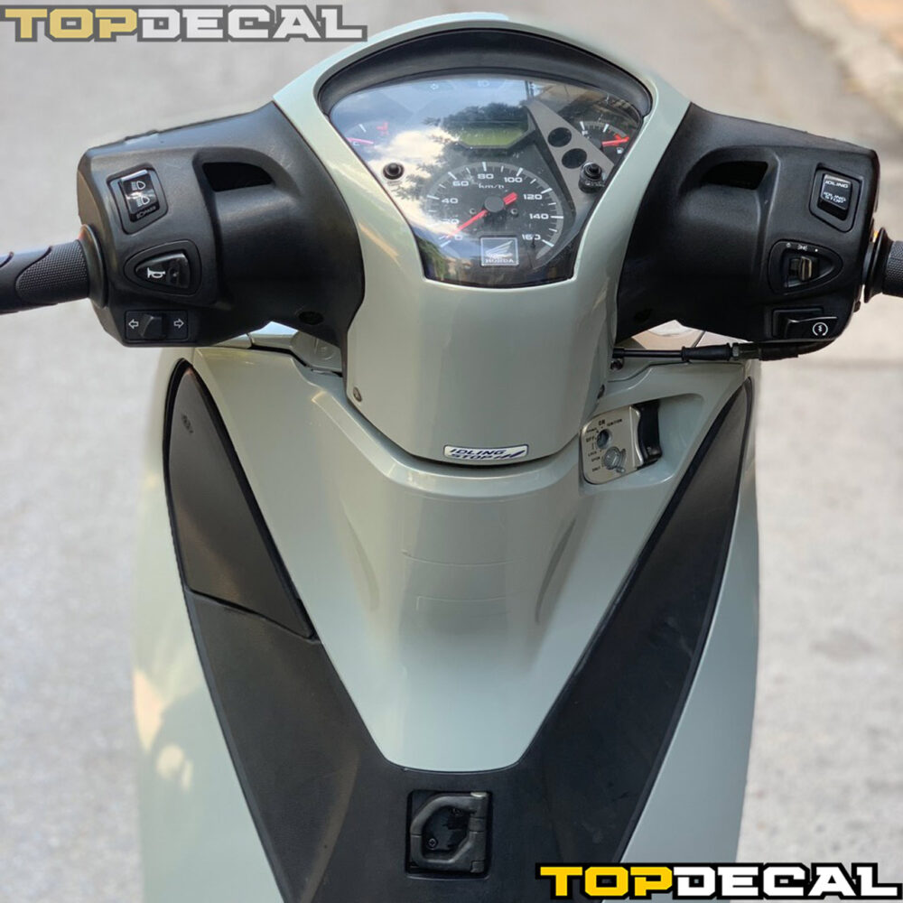 Dán xe SH màu xám lụa đậm - Hình ảnh 2
