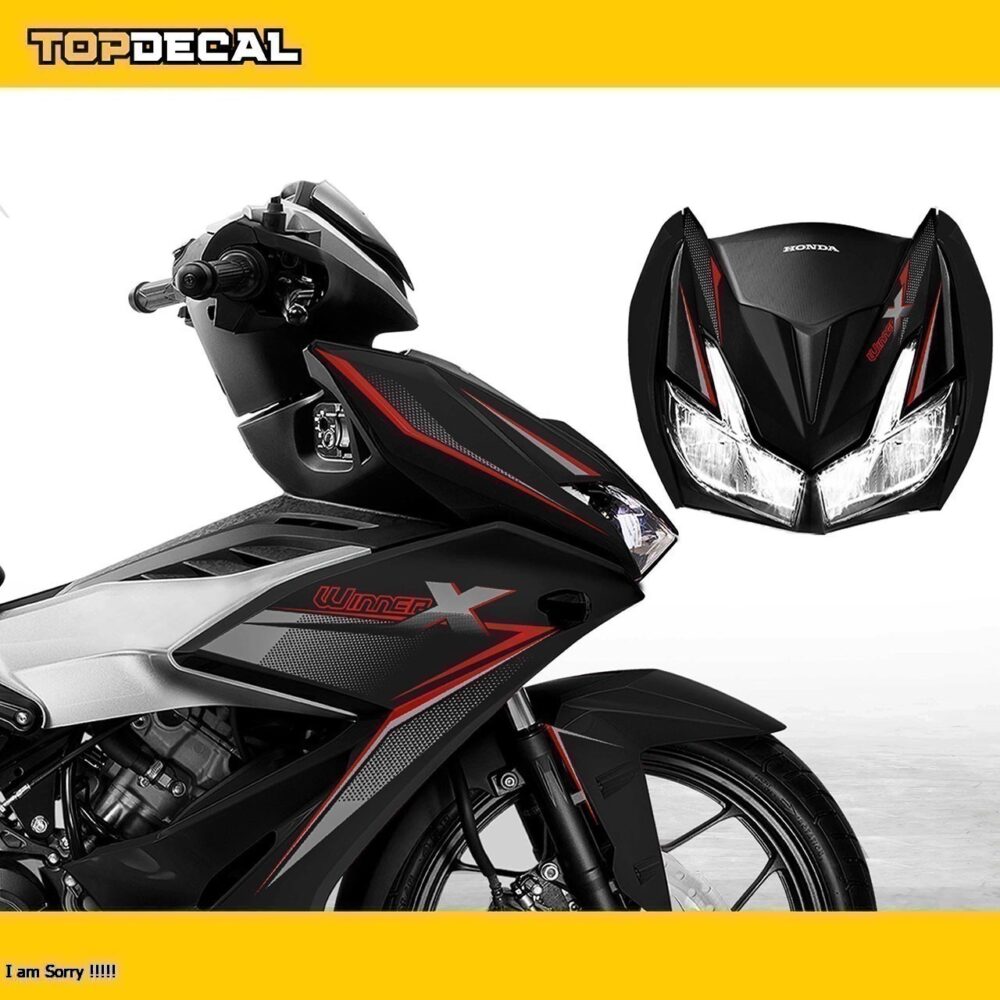 Tem trùm xe Winner X Racing Edition