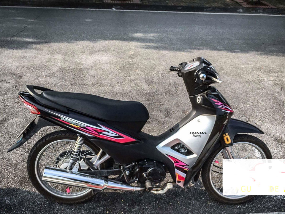Dán xe Wave màu đen