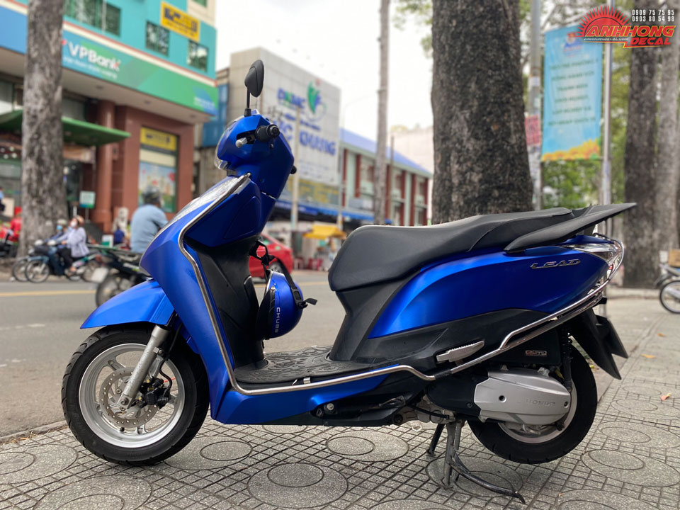 Dán xe Lead màu xanh dương