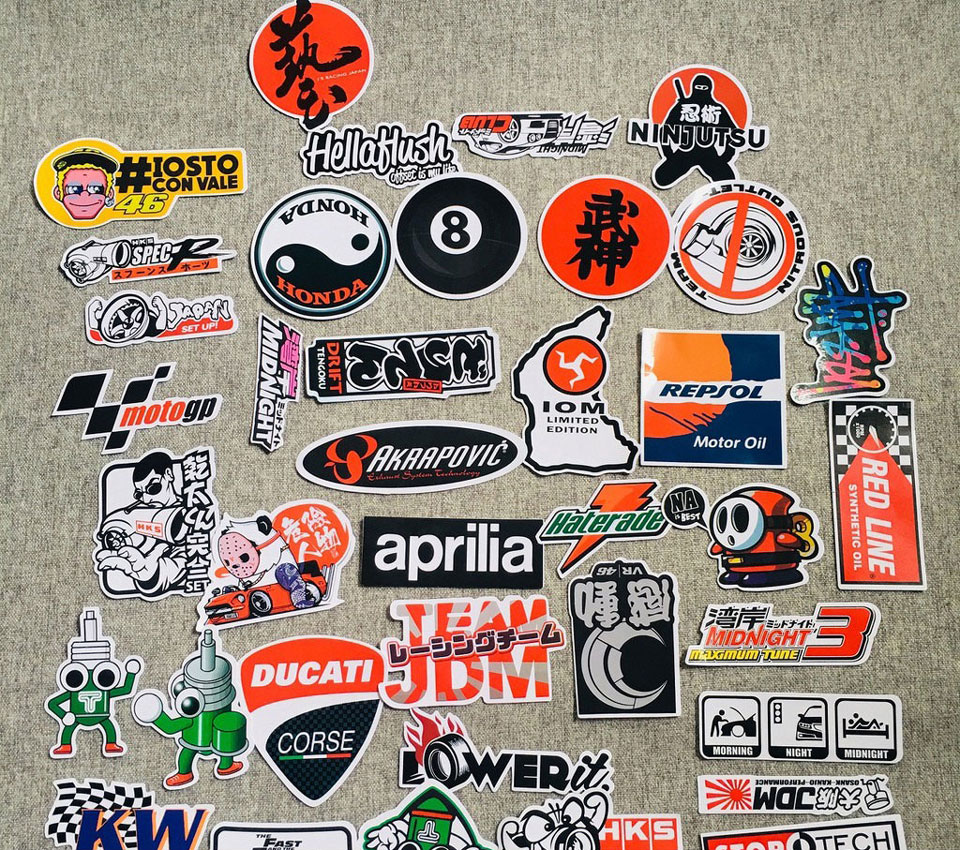 sticker dán xe máy