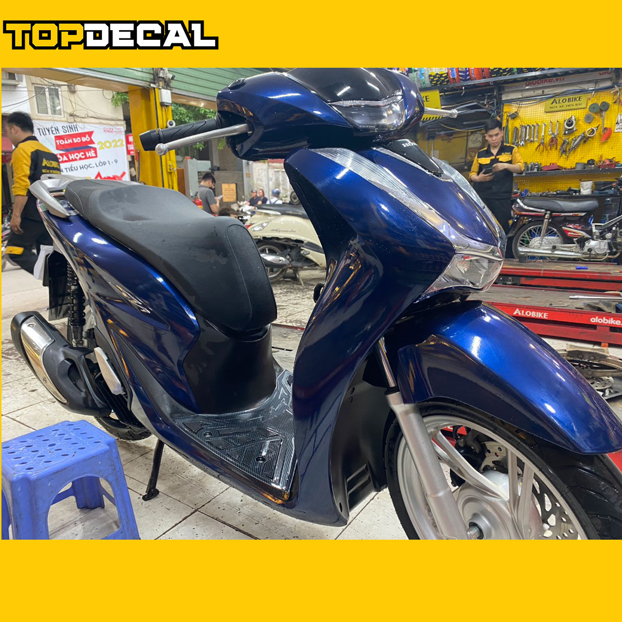 dan xe sh 2022 mau xanh tim